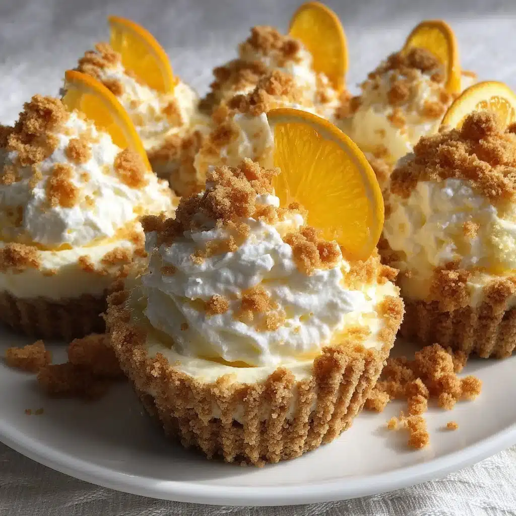 No-Bake Orange Cream Cups with Biscuit Crumbs 3 No-Bake Orange Cream Cups with Biscuit Crumbs