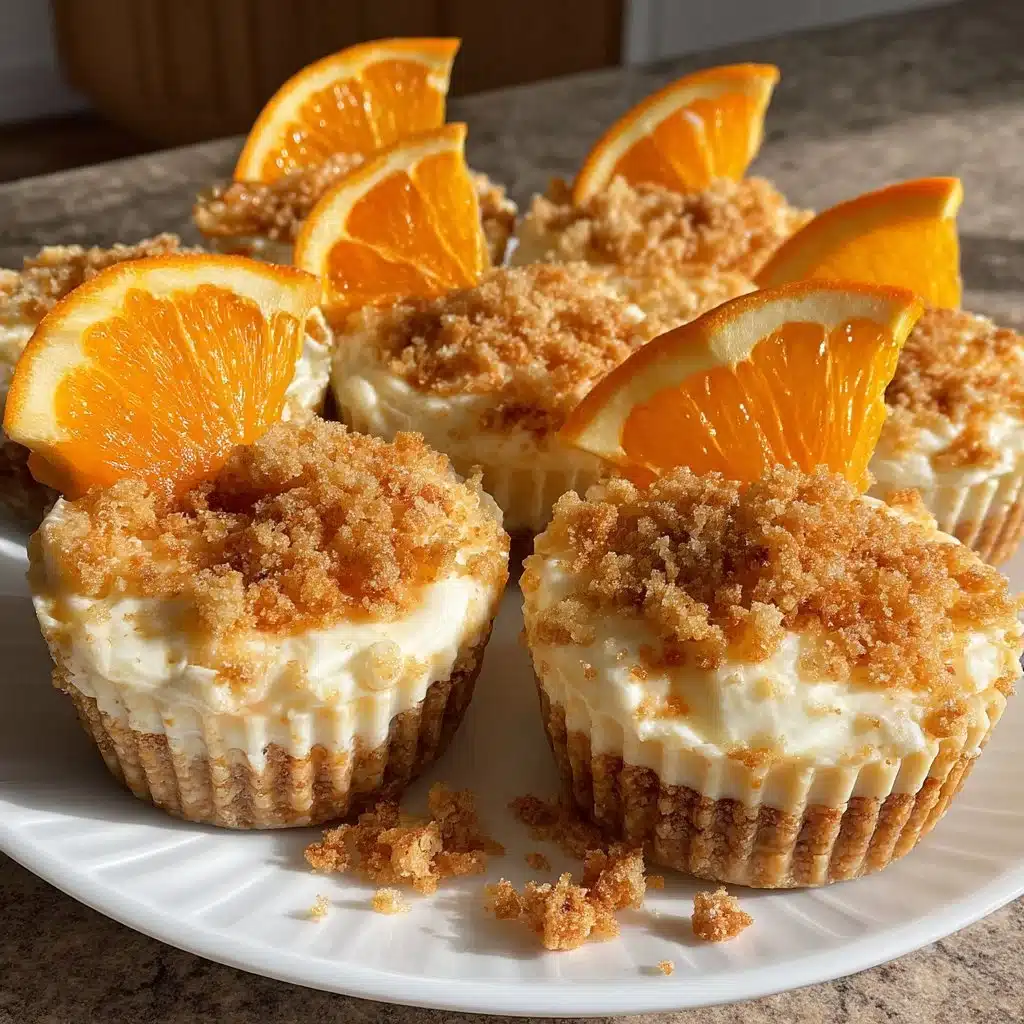 No-Bake Orange Cream Cups with Biscuit Crumbs 4 No-Bake Orange Cream Cups with Biscuit Crumbs