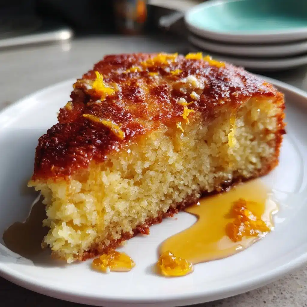 One-Bowl Almond Semolina Cake with Citrus Syrup