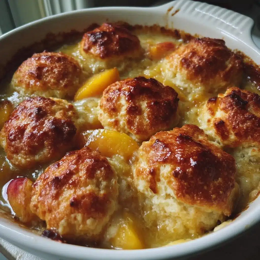 Peach Cobbler with Mascarpone Biscuits 6 Peach Cobbler with Mascarpone Biscuits