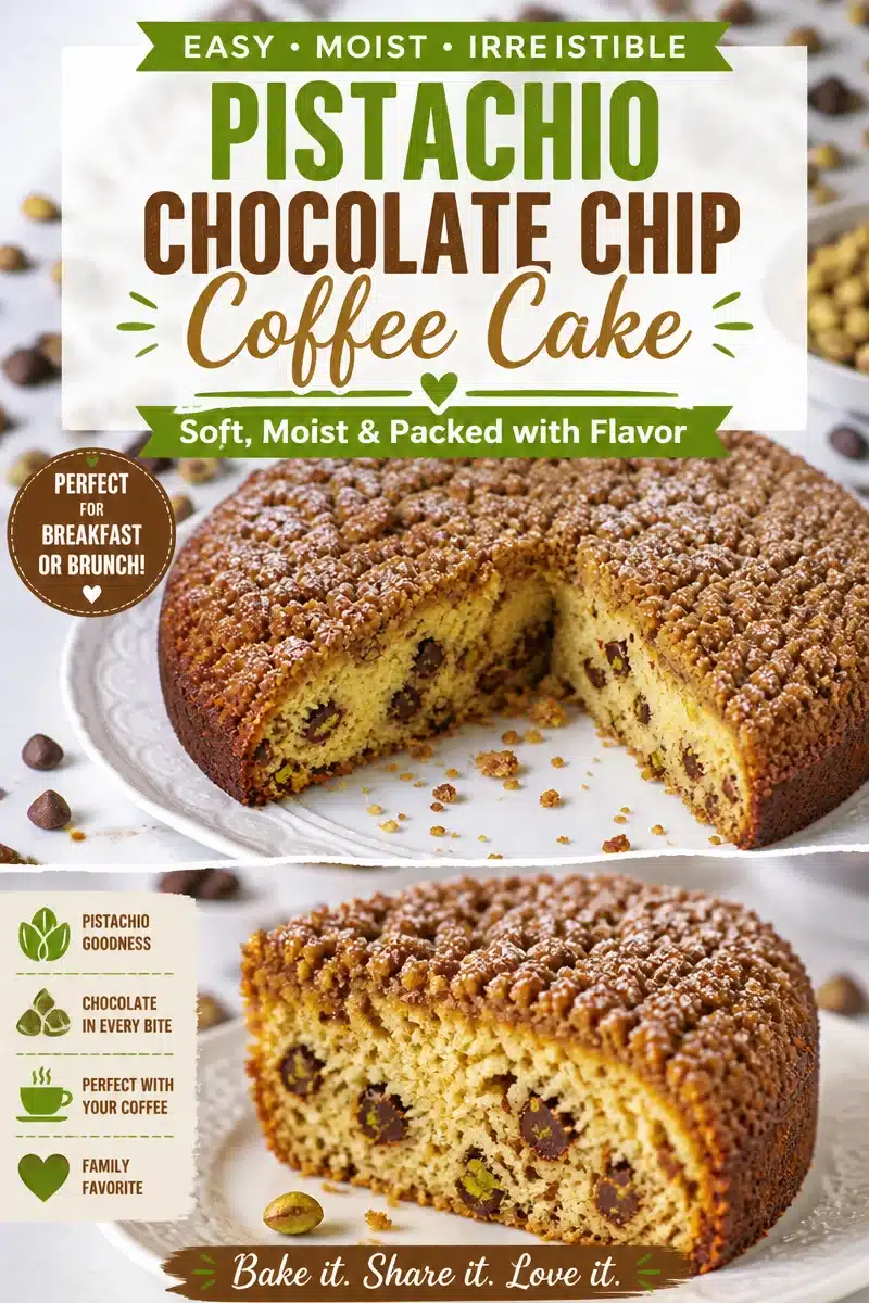 Pistachio Ricotta Coffee Cake with a Twist of Flavor 10 Pistachio Ricotta Coffee Cake