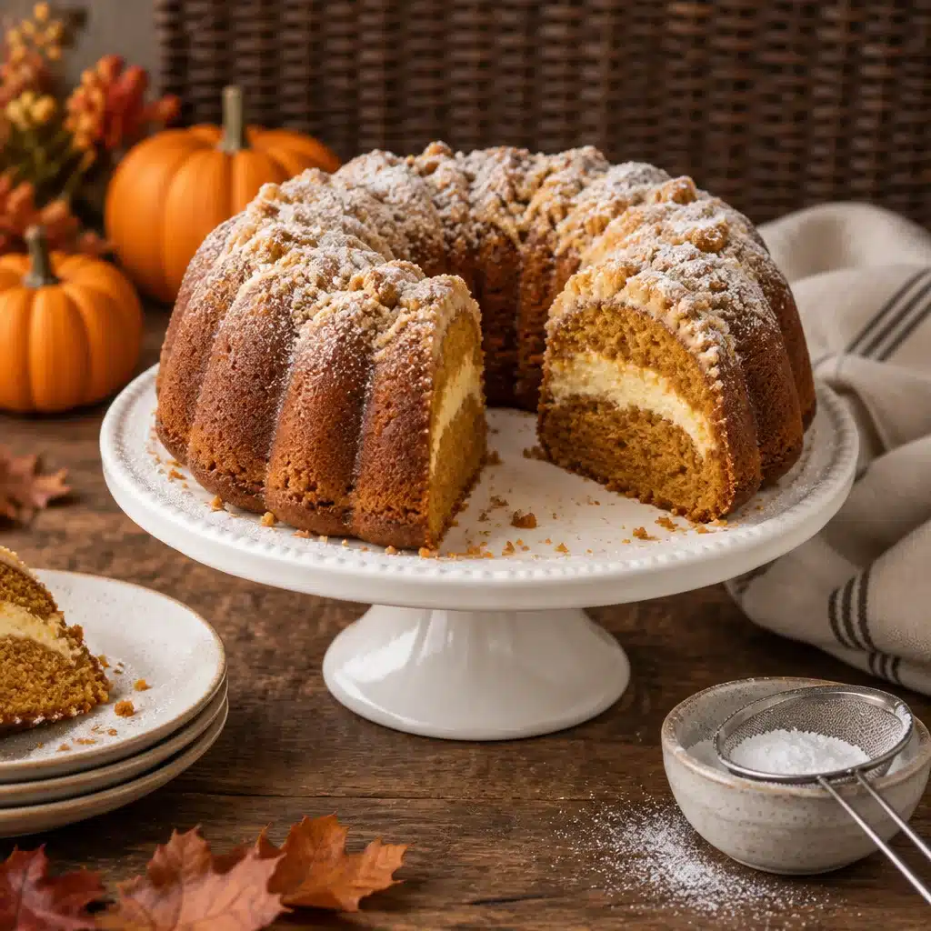 Pumpkin Ricotta Coffee Cake