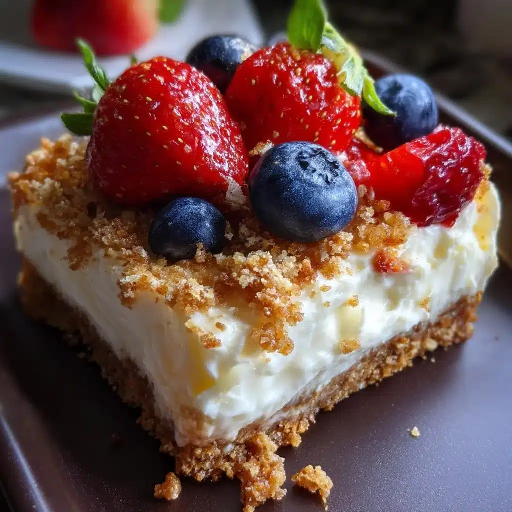 Red White and Blue Dessert Bars