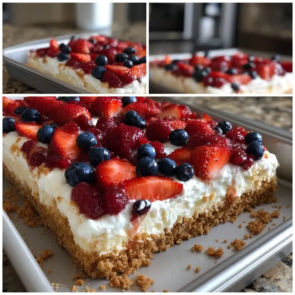 Red White and Blue Dessert Bars