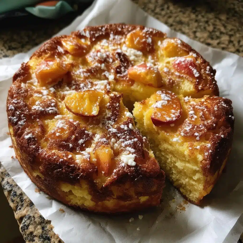 Ricotta Peach Pound Cake 3 Ricotta Peach Pound Cake