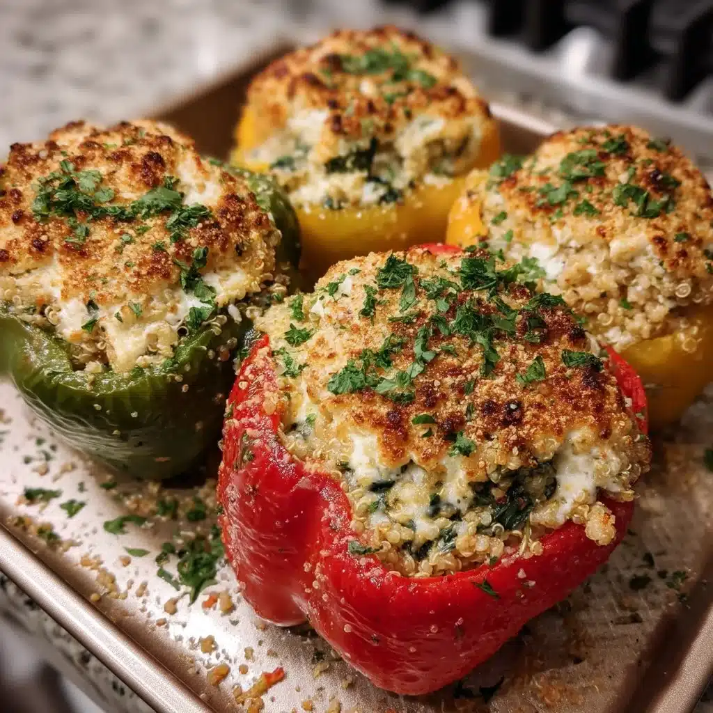 Ricotta Stuffed Peppers with Lemon Herb Breadcrumbs 5 Ricotta Stuffed Peppers with Lemon Herb Breadcrumbs