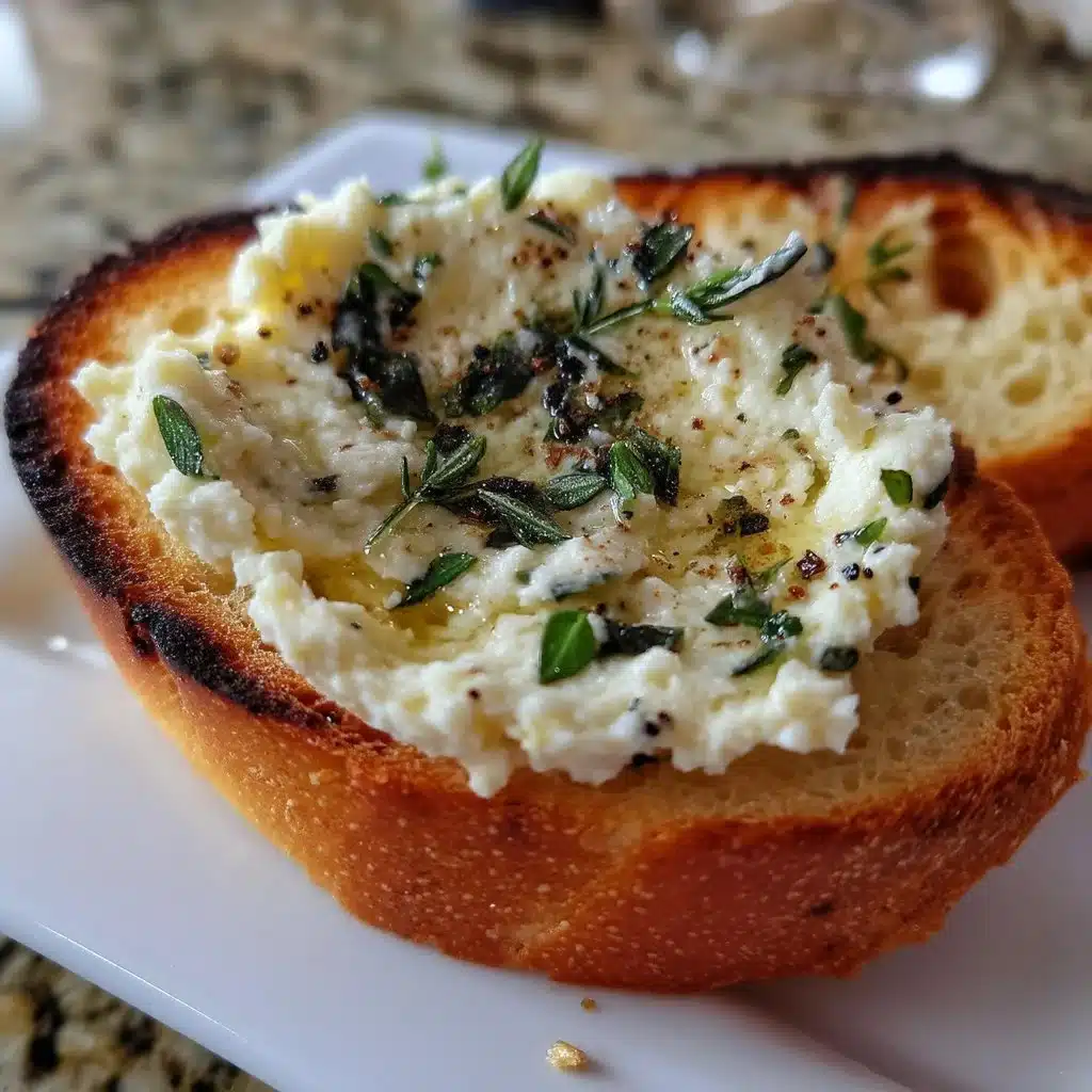 Roasted Garlic Ricotta Spread with Crostini 3 Roasted Garlic Ricotta Spread with Crostini