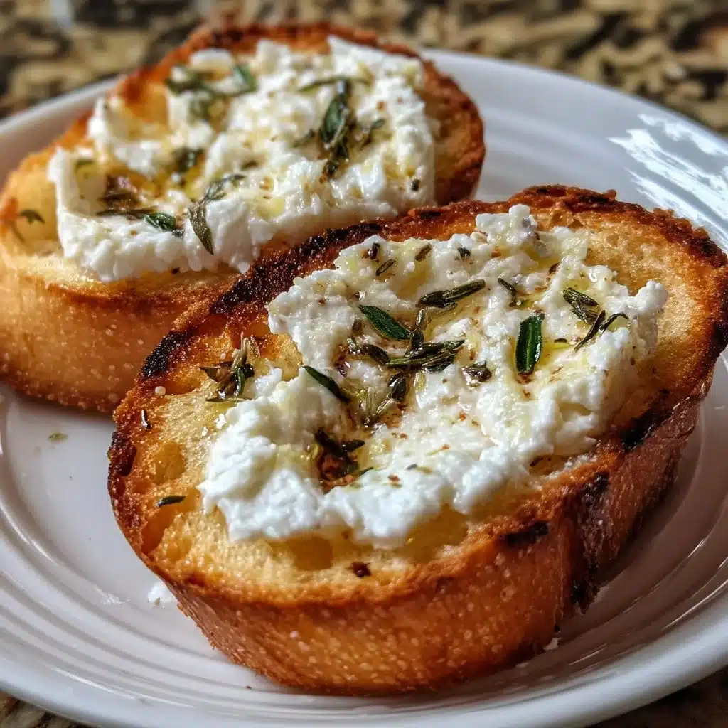 Roasted Garlic Ricotta Spread with Crostini 4 Roasted Garlic Ricotta Spread with Crostini