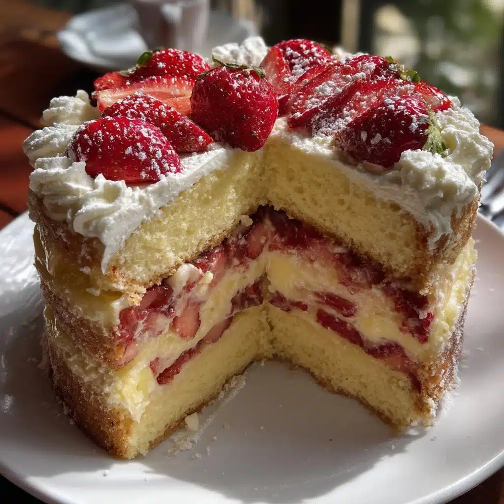 Strawberry Limoncello Layer Cake 5 Strawberry Limoncello Layer Cake