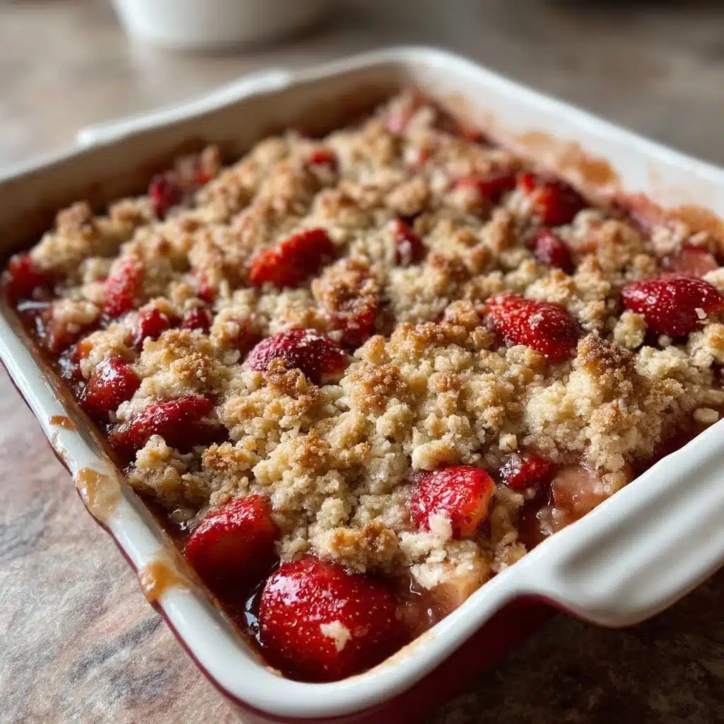 Strawberry Rhubarb Crisp for Spring Weekends 4 Strawberry Rhubarb Crisp for Spring Weekends