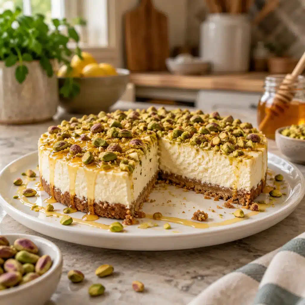 Sweet and Creamy No-Bake Honey Pistachio Ricotta Bars 7 No-Bake Honey Pistachio Ricotta Bars