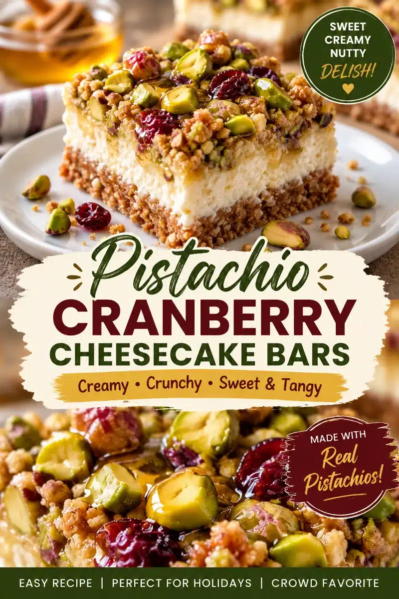 Sweet and Creamy No-Bake Honey Pistachio Ricotta Bars 10 Sweet and Creamy No-Bake Honey Pistachio Ricotta Bars