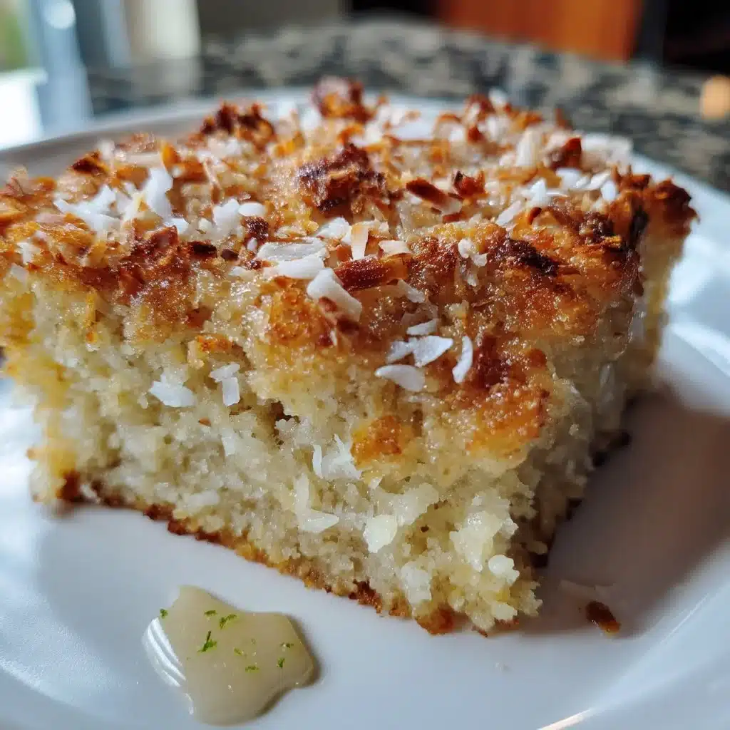 Toasted Coconut Snack Cake with Lime Glaze 3 Toasted Coconut Snack Cake with Lime Glaze