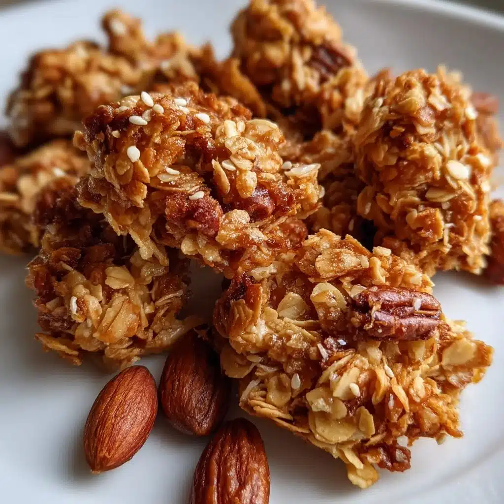 Toasted Sesame Honey Granola Clusters 4 Toasted Sesame Honey Granola Clusters