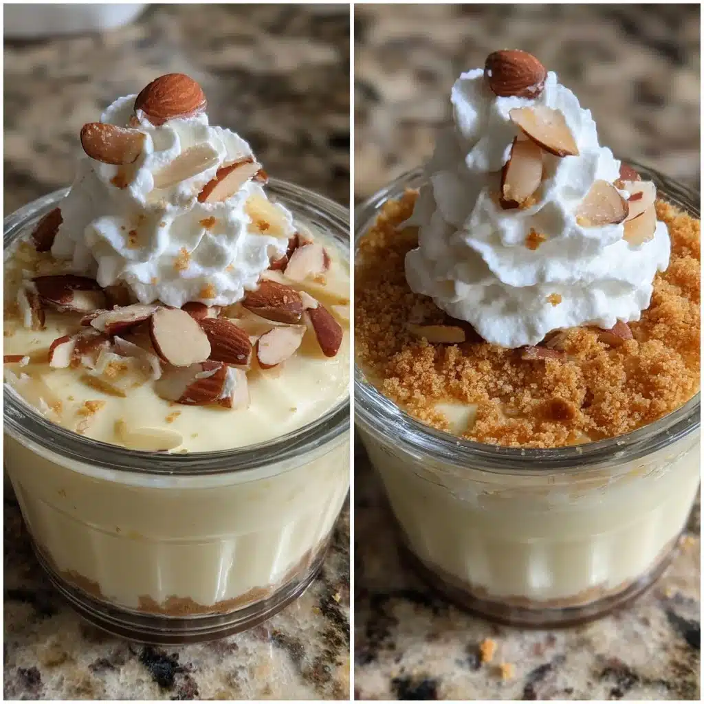 Vanilla Almond Icebox Pudding Cups 4 Vanilla Almond Icebox Pudding Cups