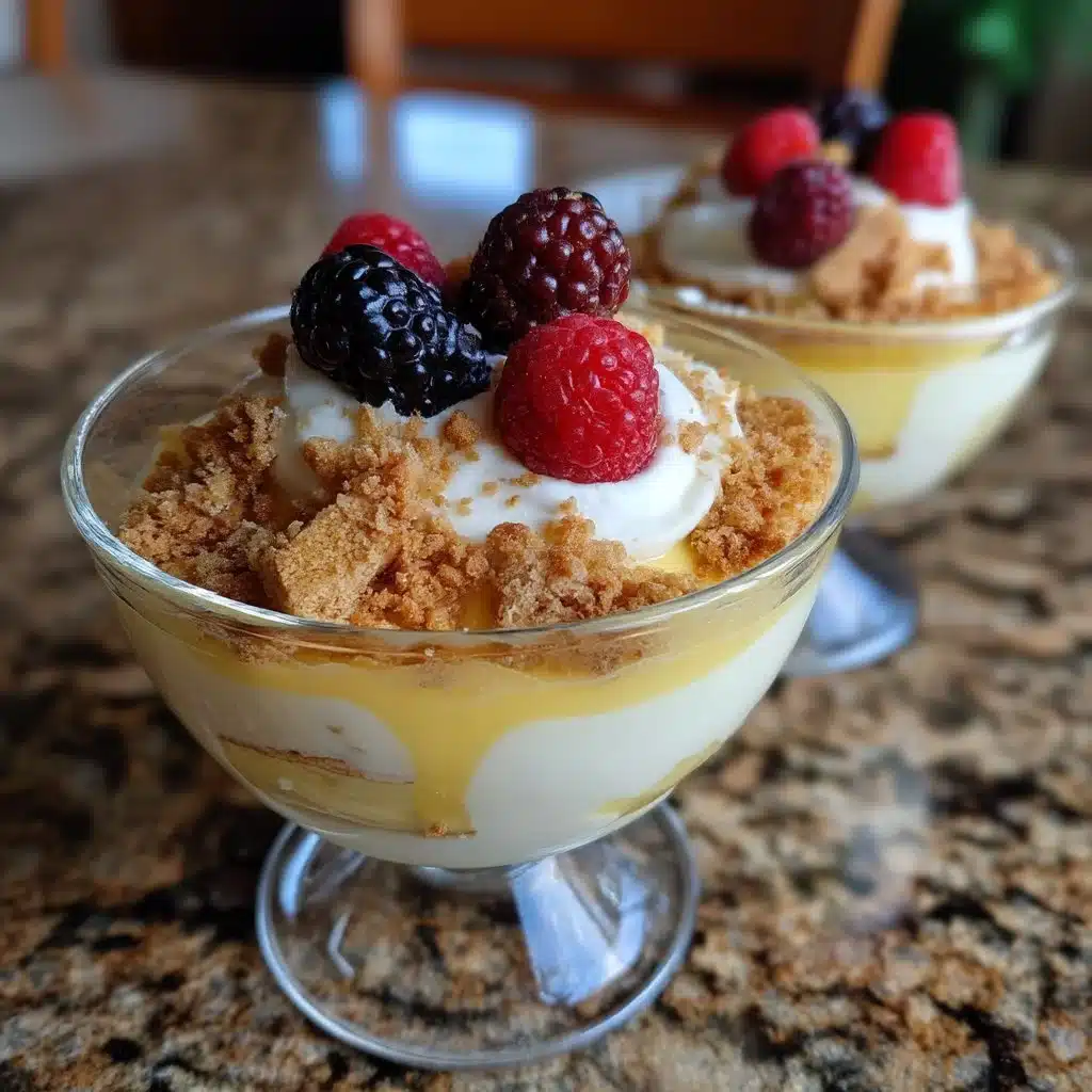 Vanilla Bean Pudding Parfaits with Graham Crackers 3 Vanilla Bean Pudding Parfaits with Graham Crackers