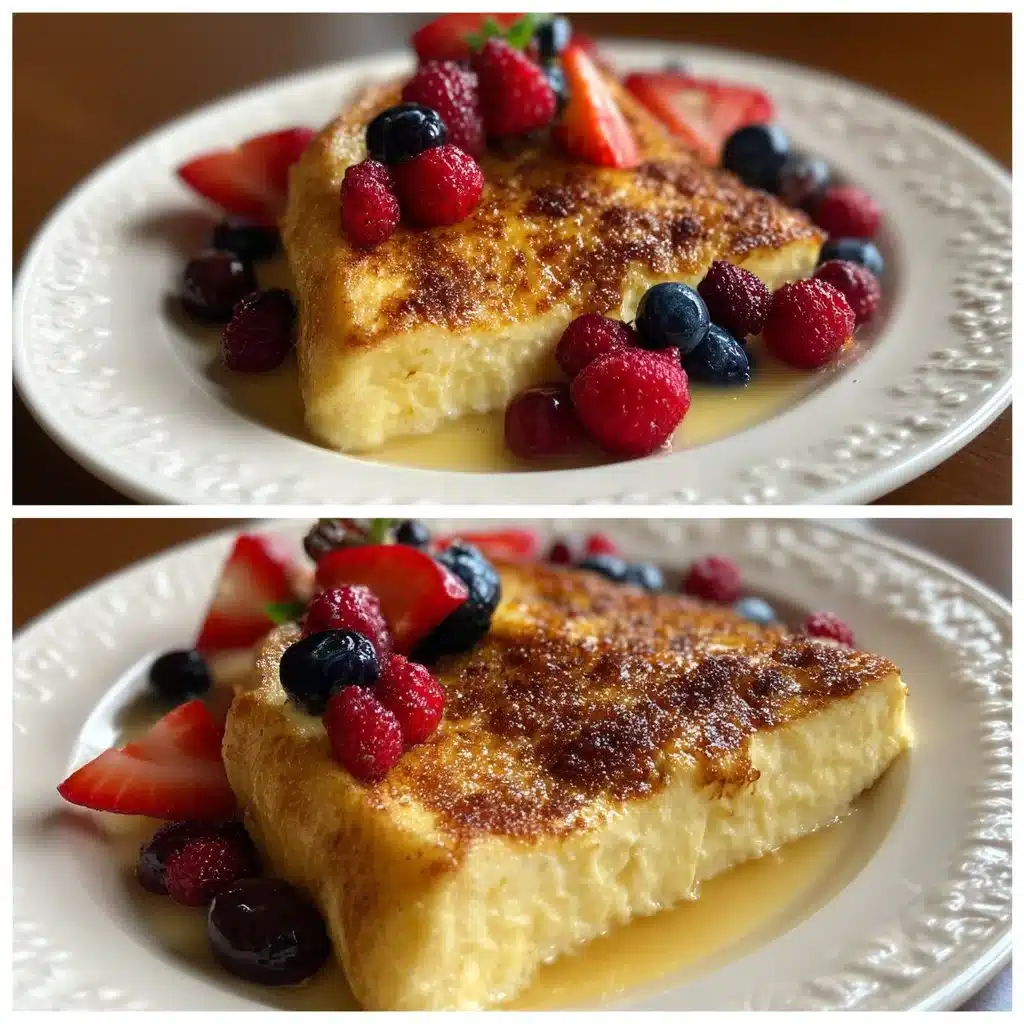 Vanilla Custard Toast with Cinnamon Sugar Berries 4 Vanilla Custard Toast with Cinnamon Sugar Berries