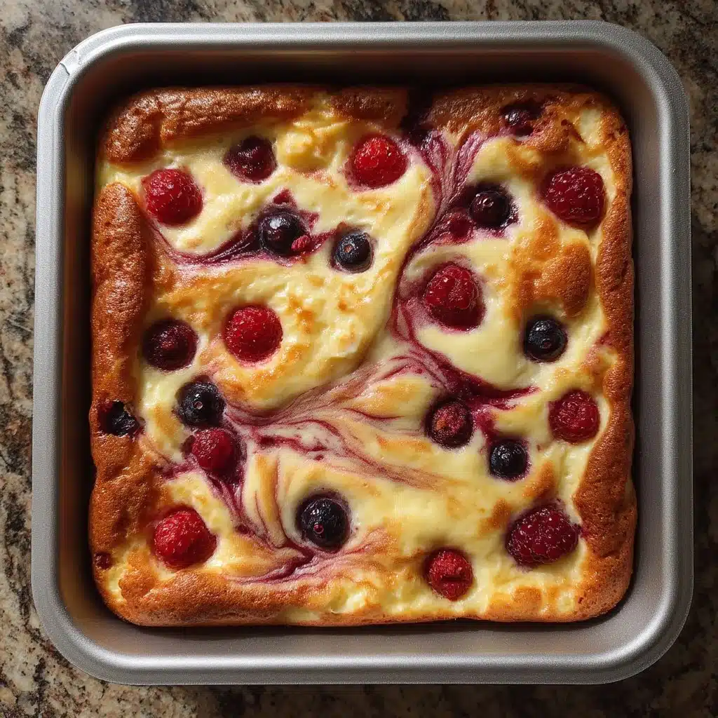 Vanilla Ricotta Sheet Pan Pancakes with Berry Swirl 4 Vanilla Ricotta Sheet Pan Pancakes with Berry Swirl