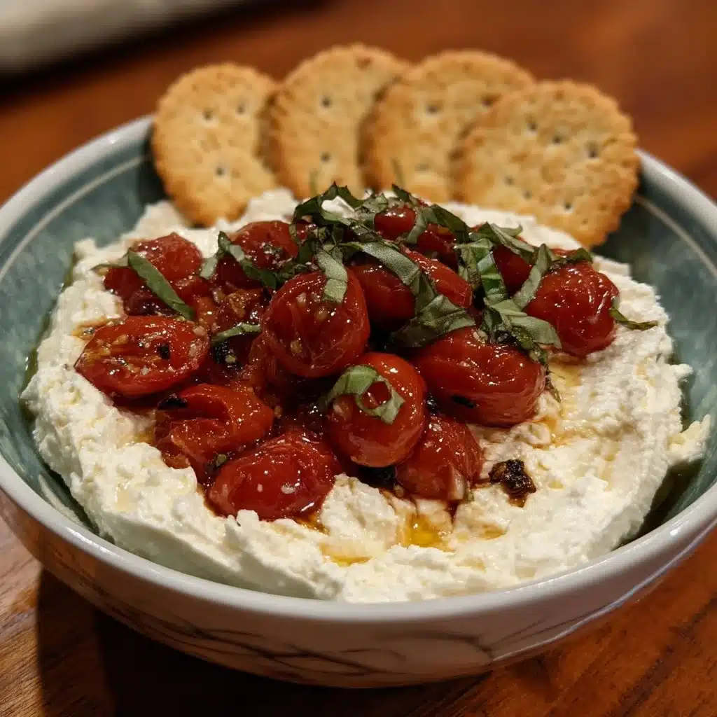Whipped Ricotta Dip with Marinated Tomatoes 4 Whipped Ricotta Dip with Marinated Tomatoes